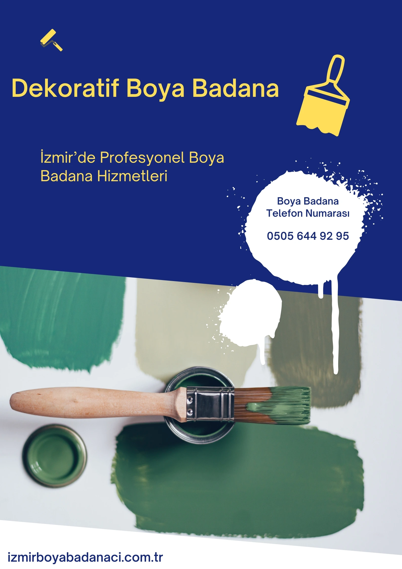 Dekoratif boya ile mekanlarınıza sanatsal dokunuşlar. Özel desenler ve modern renk seçenekleri.