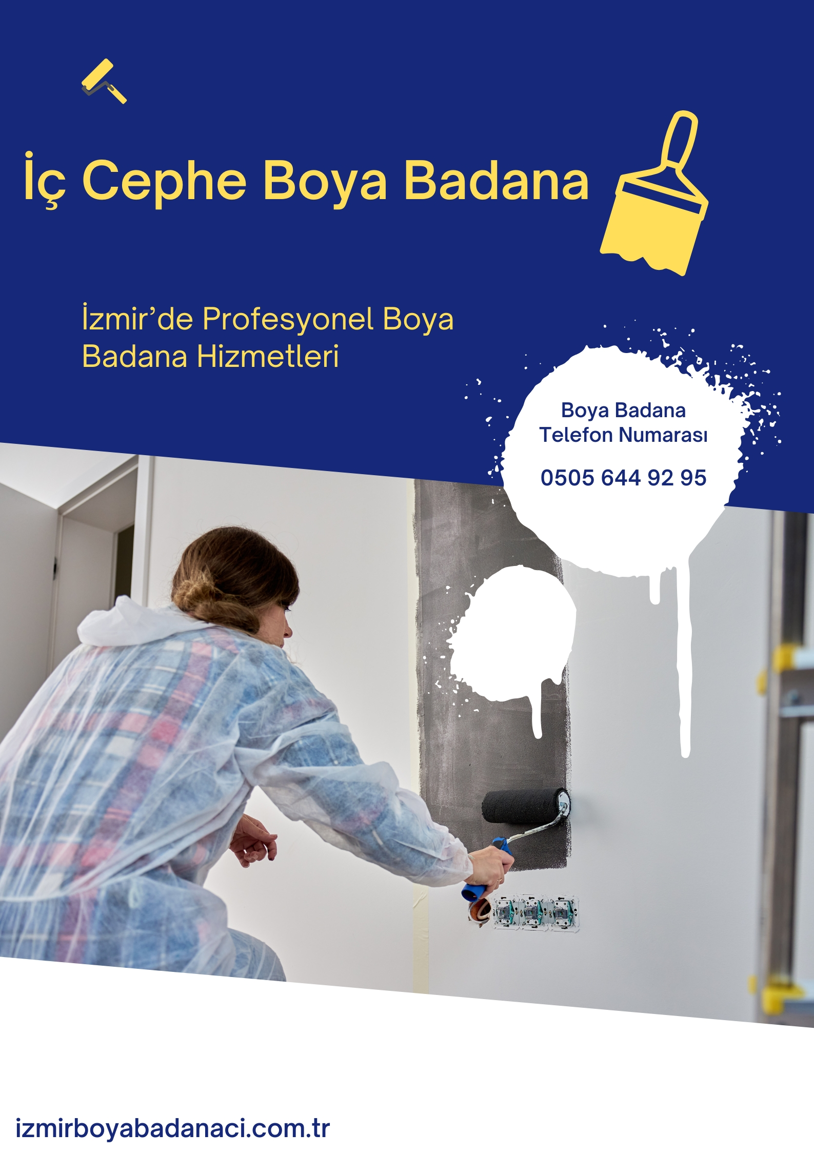 İç cephe boya hizmeti ile modern ve dayanıklı duvarlar. Ev ve ofis için kaliteli boya çözümleri.